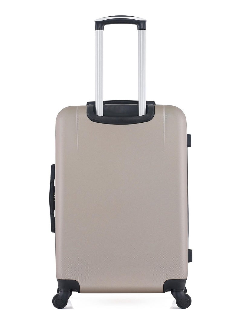 BLUESTAR - Valise Weekend OPERA 65 cm 4 Roues Beige - Kiabi