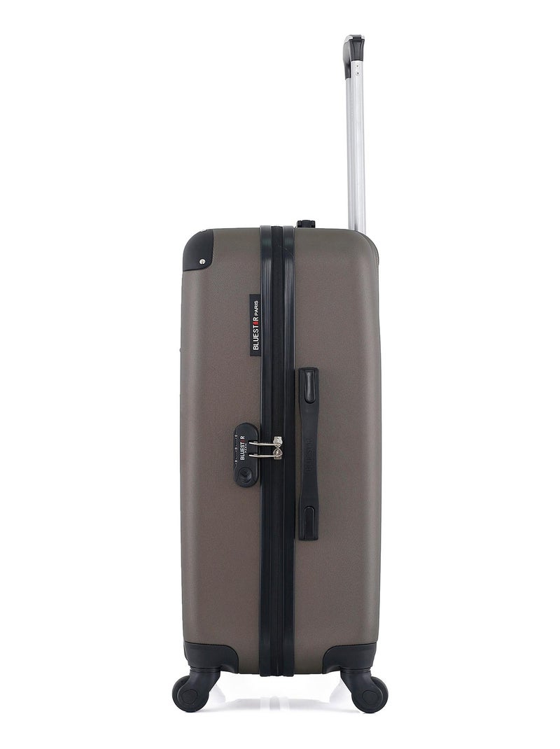 BLUESTAR - Valise Weekend OPERA 65 cm 4 Roues Marron - Kiabi