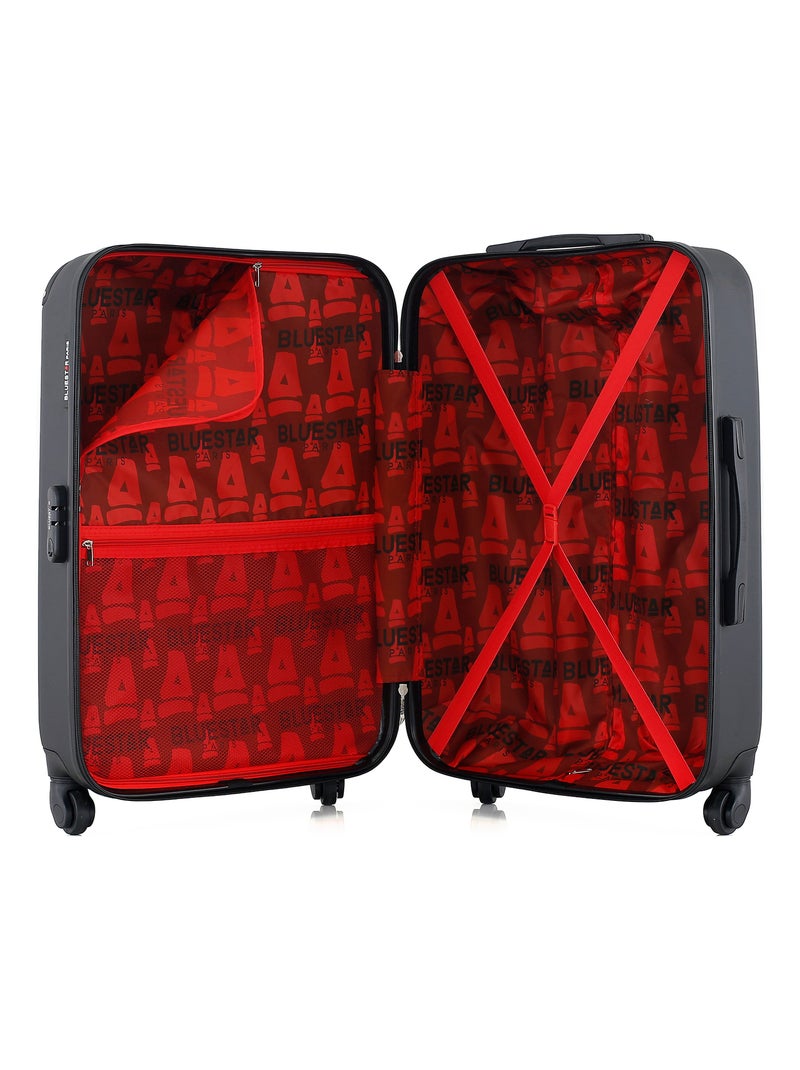 BLUESTAR - Valise Weekend OPERA 65 cm 4 Roues Noir - Kiabi