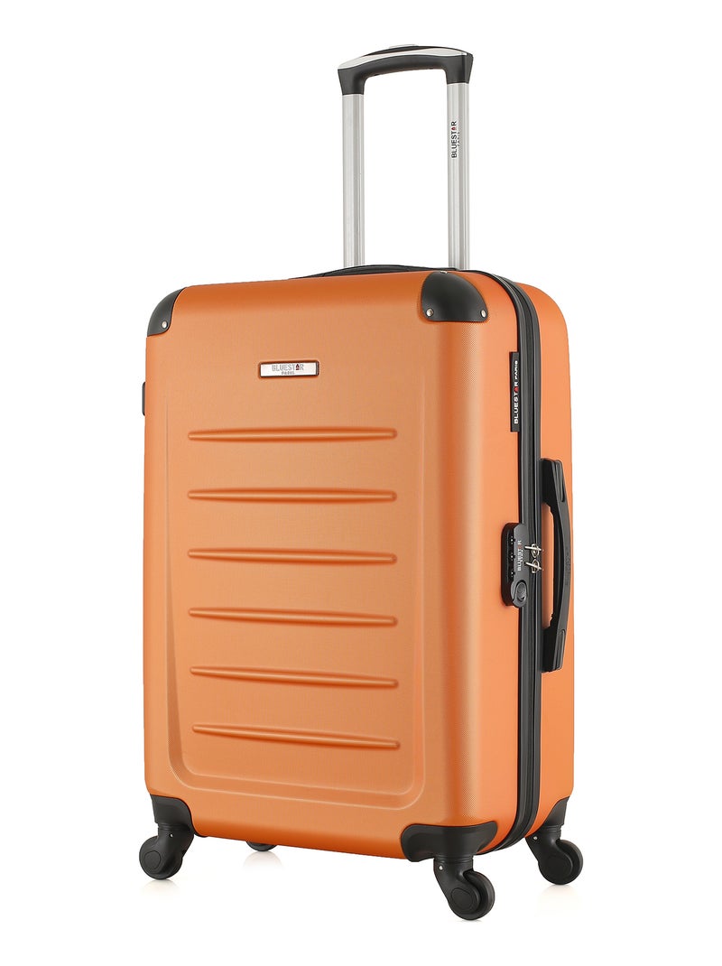 BLUESTAR - Valise Weekend OPERA 65 cm 4 Roues Orange - Kiabi