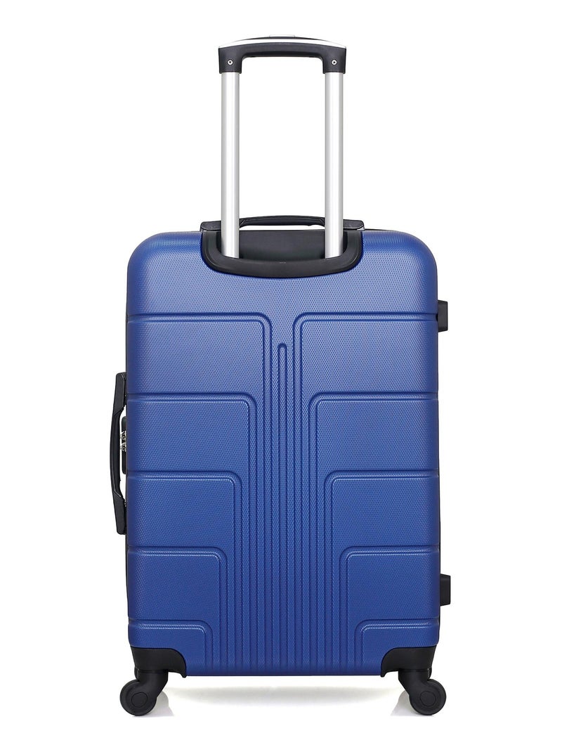 BLUESTAR - Valise Weekend OTTAWA 65 cm 4 Roues Bleu marine - Kiabi