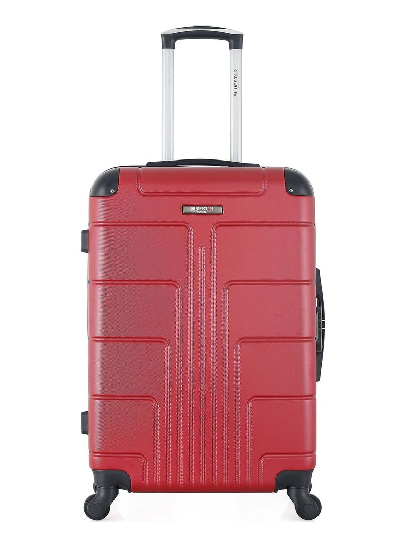 BLUESTAR - Valise Weekend OTTAWA 65 cm 4 Roues Bordeaux - Kiabi
