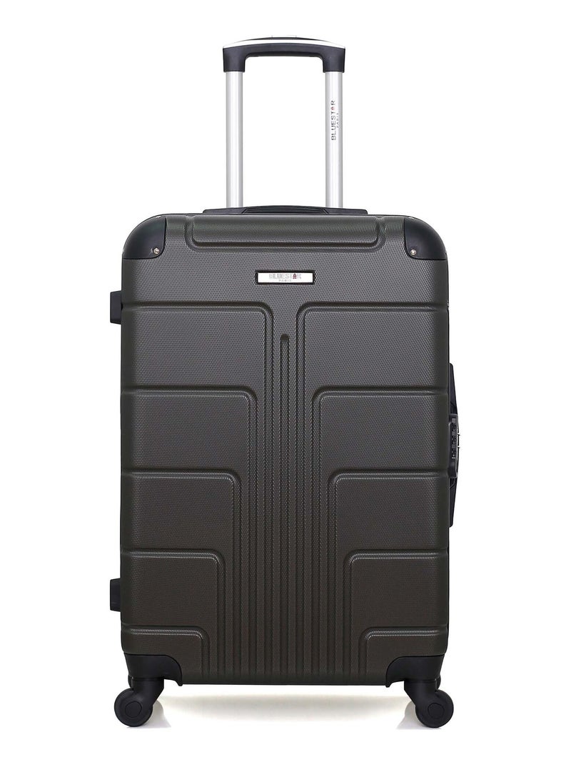 BLUESTAR - Valise Weekend OTTAWA 65 cm 4 Roues Gris foncé - Kiabi
