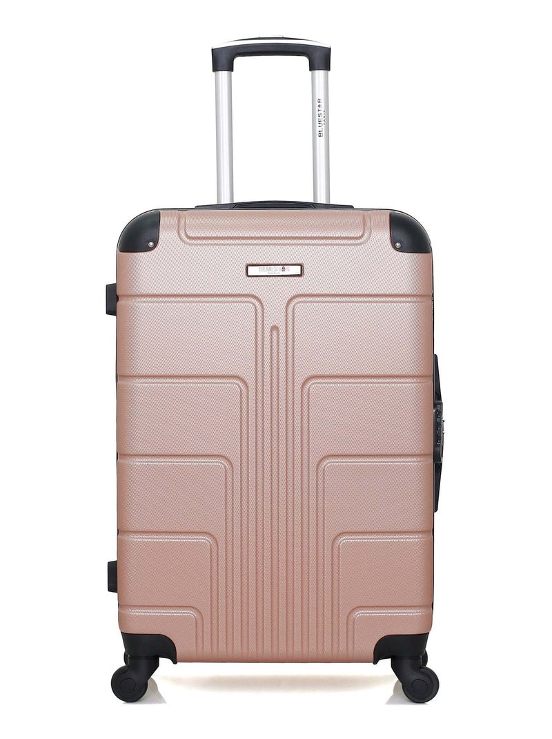 BLUESTAR - Valise Weekend OTTAWA 65 cm 4 Roues Rose clair - Kiabi
