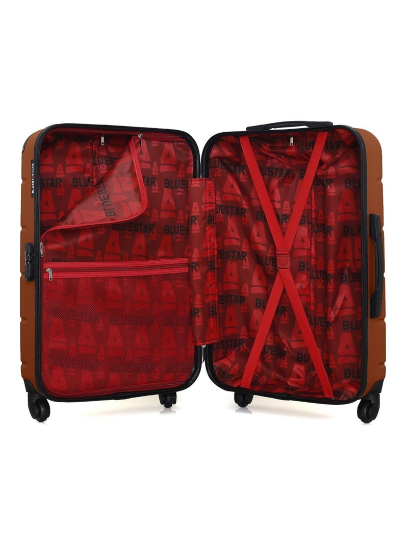 BLUESTAR - Valise Weekend OTTAWA 65 cm 4 Roues Terracotta - Kiabi
