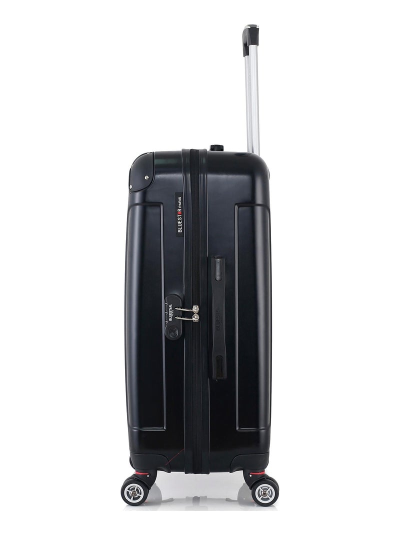 BLUESTAR - Valise Weekend TUNIS 65 cm 4 Roues Noir - Kiabi