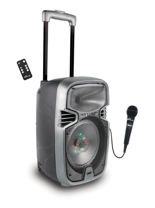 Bluetooth Karaoke avec roulettes, lumières et micro - Kiabi