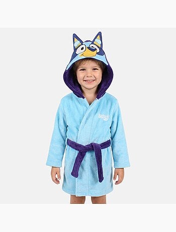 Bluey - peignoir à capuche avec ceinture