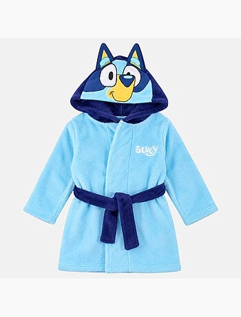 Bluey - peignoir à capuche avec ceinture