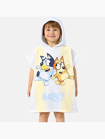 Bluey - poncho de bain à capuche imprimé