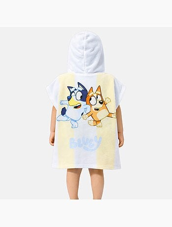Bluey - poncho de bain à capuche imprimé