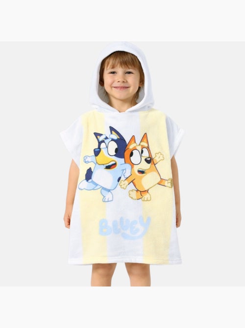 Bluey - poncho de bain à capuche imprimé - Kiabi Bluey - poncho de bain à capuche imprimé - Kiabi