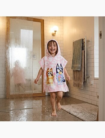 Bluey - Poncho de bain fille