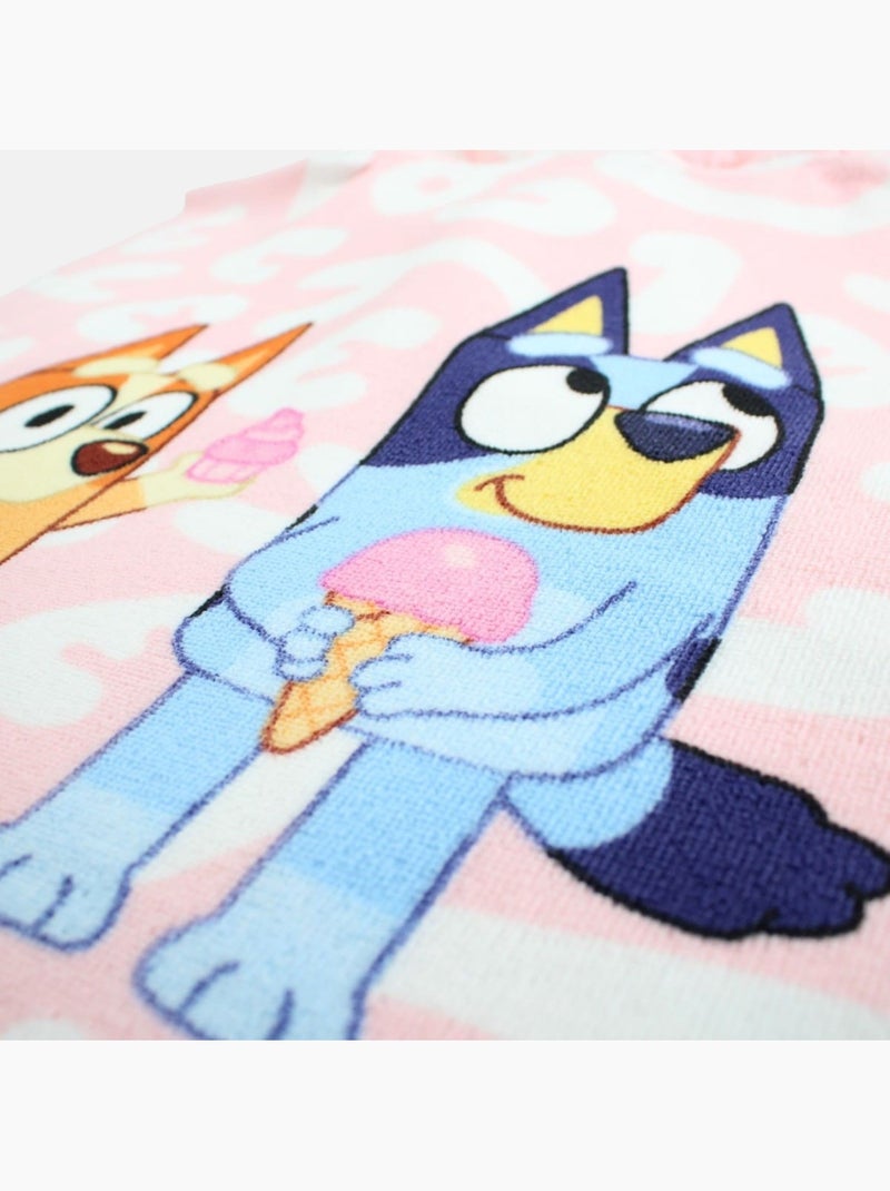 Bluey - Poncho de bain fille Rose - Kiabi