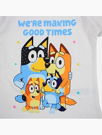 Bluey - T-shirt personnage avec son short assorti