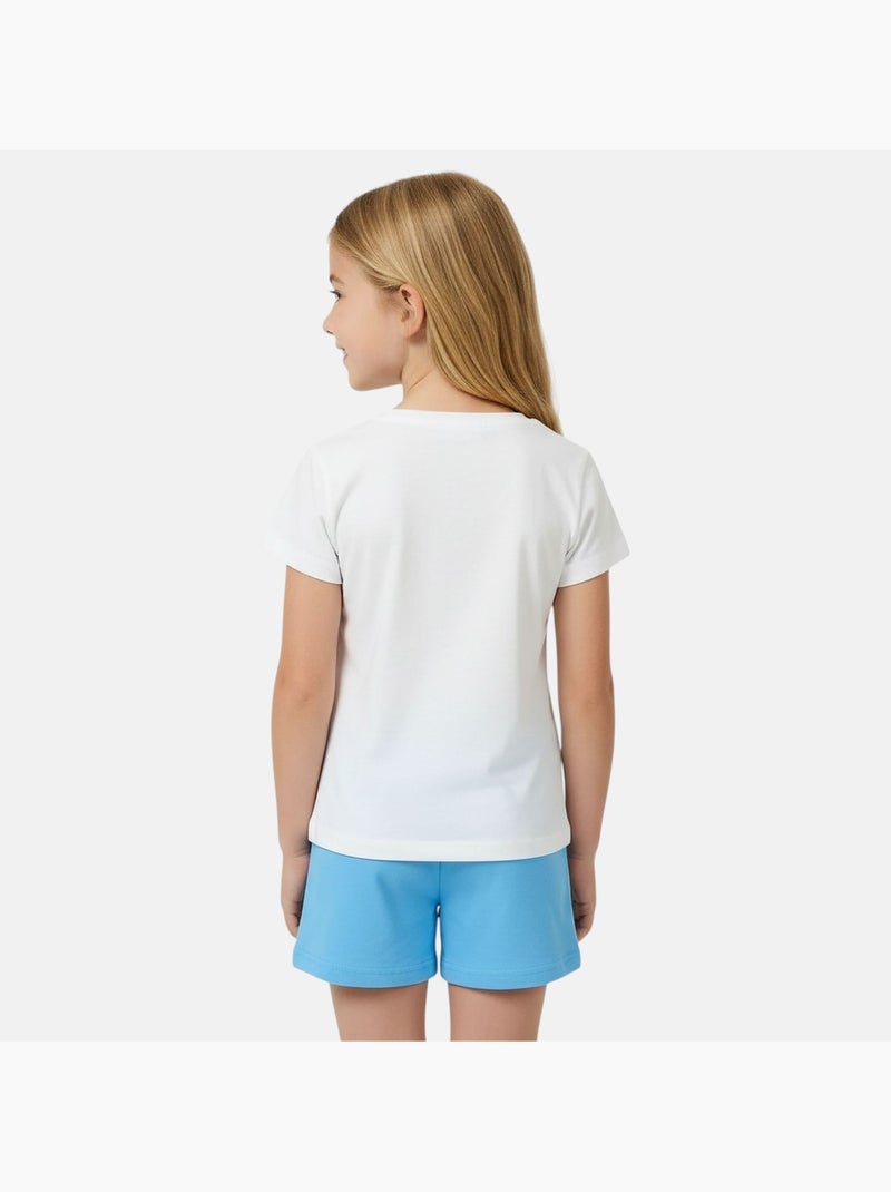 Bluey - T-shirt personnage avec son short assorti Bleu - Kiabi