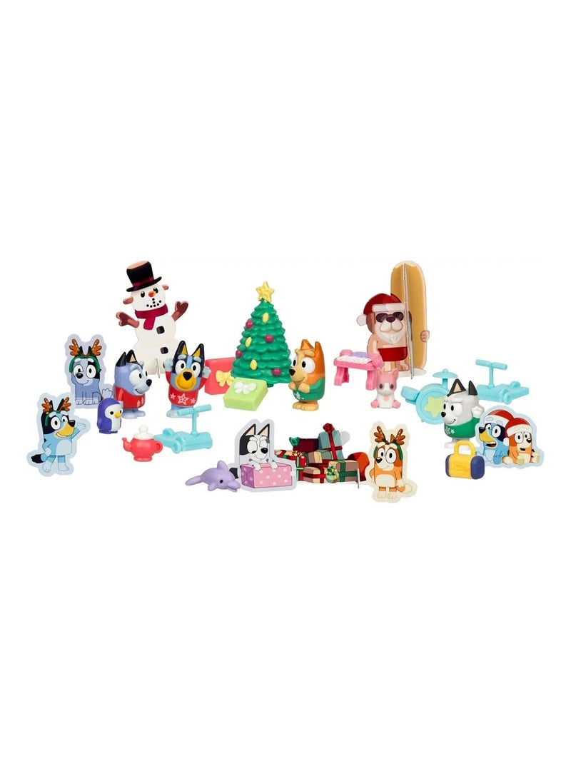 Bluey Calendrier de l'Avent avec mini-figurines Multicolore - Kiabi