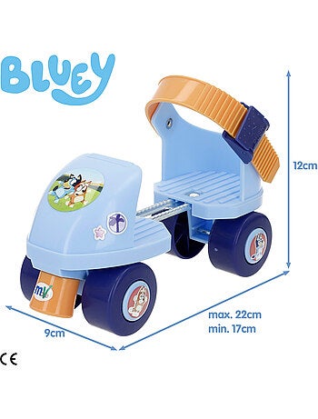 Bluey patins à roulettes réglables à 4 roues, pointures 22 à 29, poids max. 20 kg