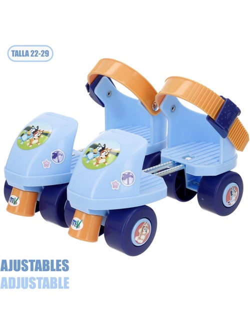 Bluey patins à roulettes réglables à 4 roues, pointures 22 à 29, poids max. 20 kg - Kiabi