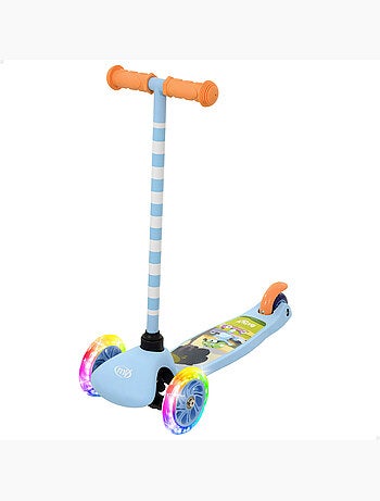 Bluey trottinette 3 roues 55x23x68 cm, max. 20 kg avec éclairage et freins
