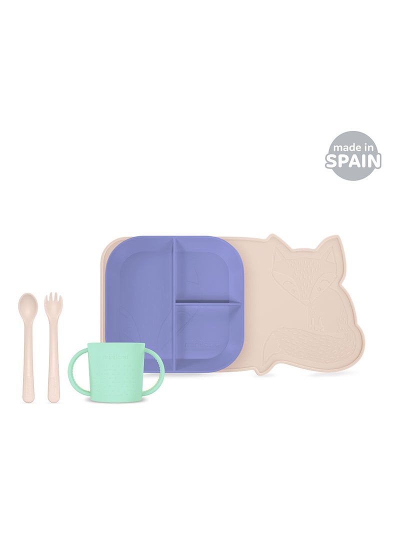 Blw Learning Tableware Sunset Miniland Violet - Kiabi