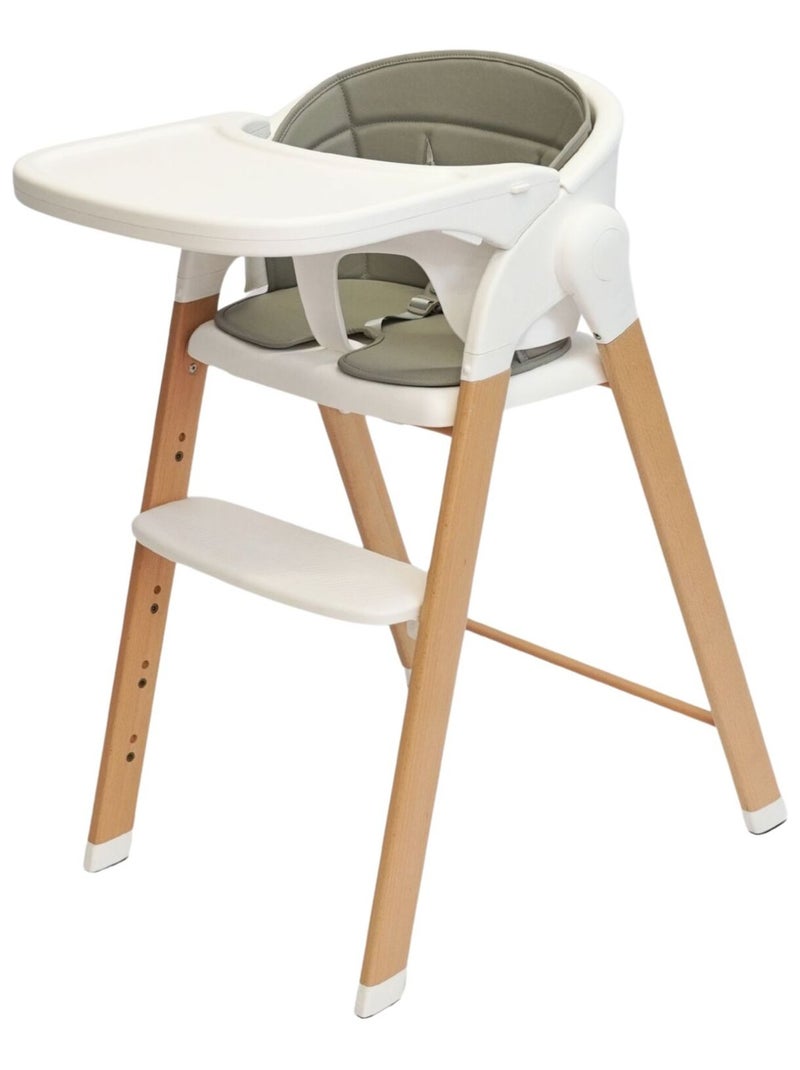 Bo Jungle - Chaise haute évolutive Blanc - Kiabi