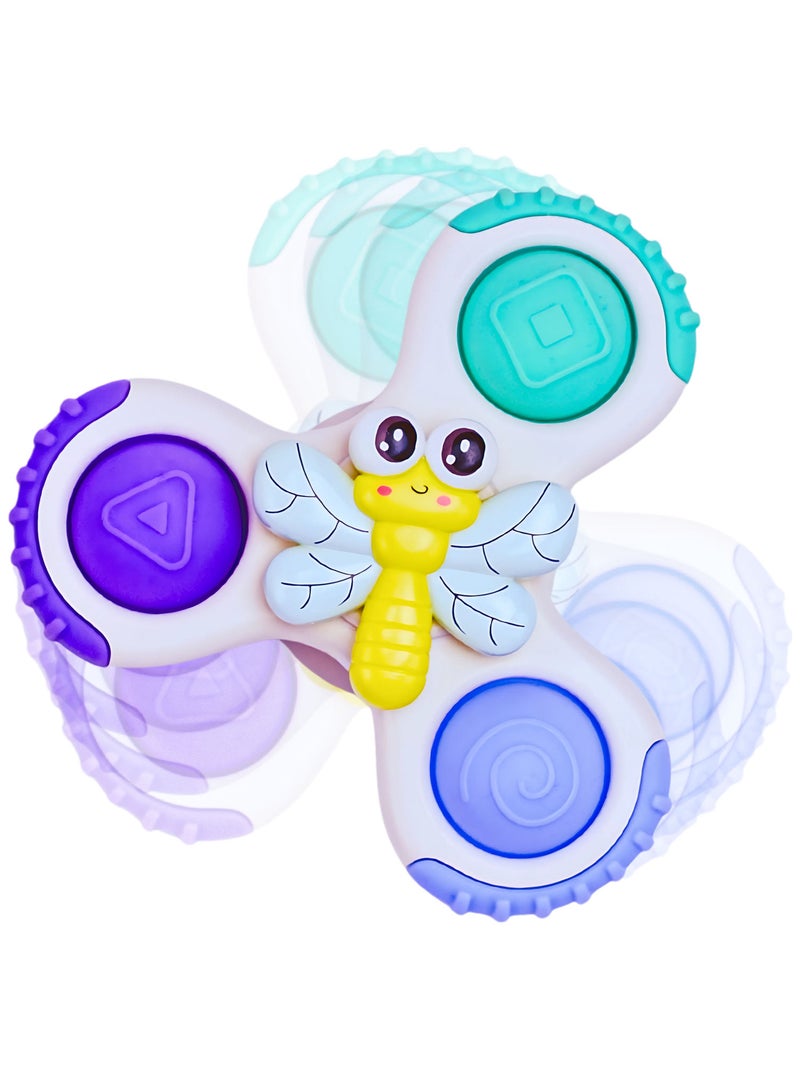 Bo Jungle - Lot de 3 toupies à ventouse Multicolore - Kiabi