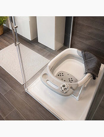 Bo Jungle | Baignoire bébé pliable avec siège et bouchon thermosensible