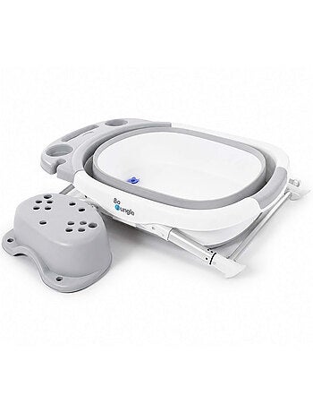 Bo Jungle | Baignoire bébé pliable avec siège et bouchon thermosensible