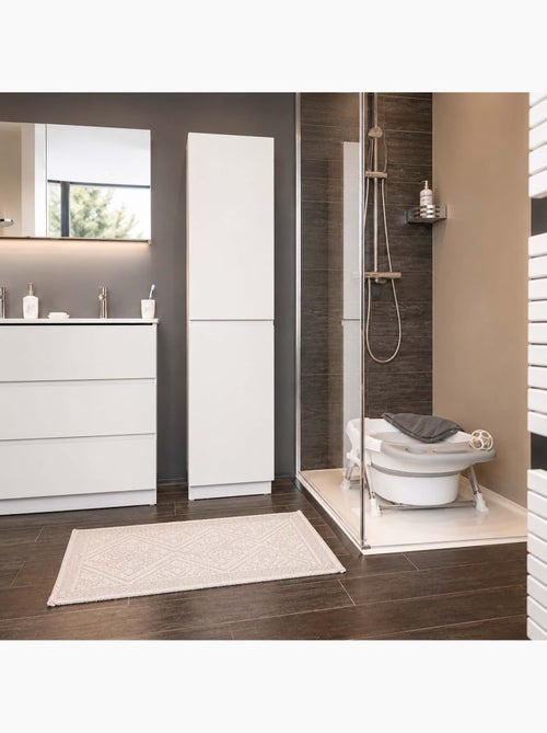 Bo jungle | baignoire bébé pliable avec siège et bouchon thermosensible - Kiabi