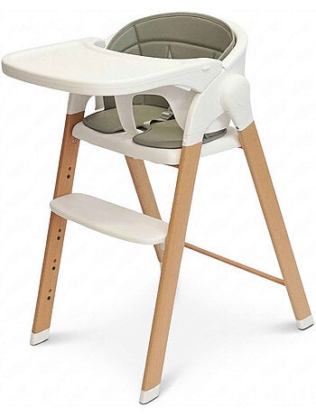 Bo Jungle | Chaise haute évolutive bébé en bois Grow With Me