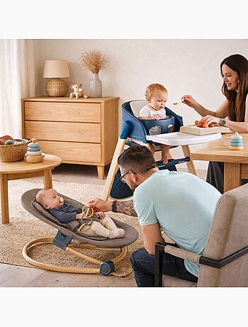 Bo Jungle | Chaise haute évolutive bébé en bois Grow With Me
