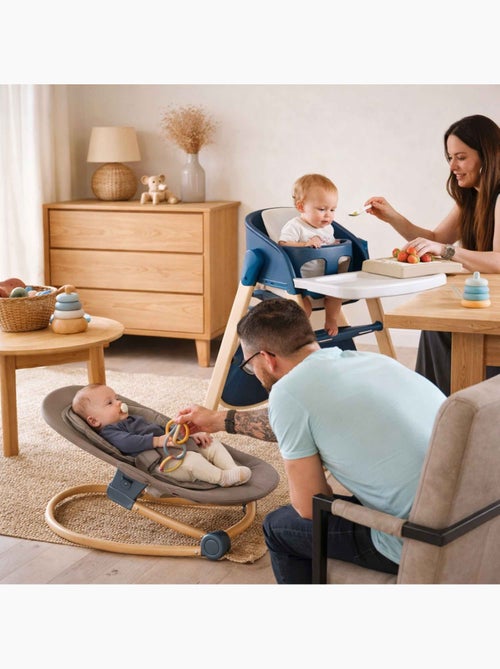 Bo Jungle | Chaise haute évolutive bébé en bois Grow With Me - Kiabi