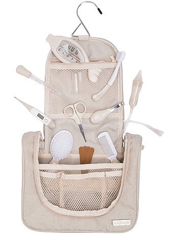 Bo Jungle | Grande trousse set de soin bébé 15 accessoires Luxe Dune