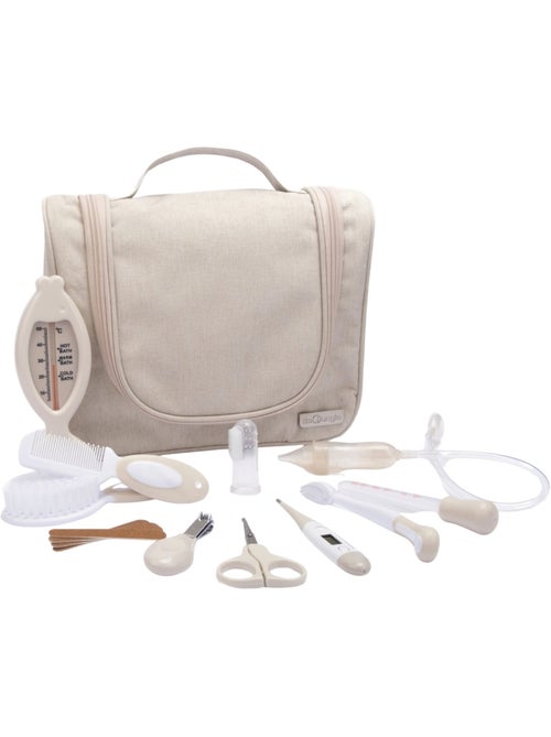 Bo Jungle | Grande trousse set de soin bébé 15 accessoires Luxe Dune - Kiabi