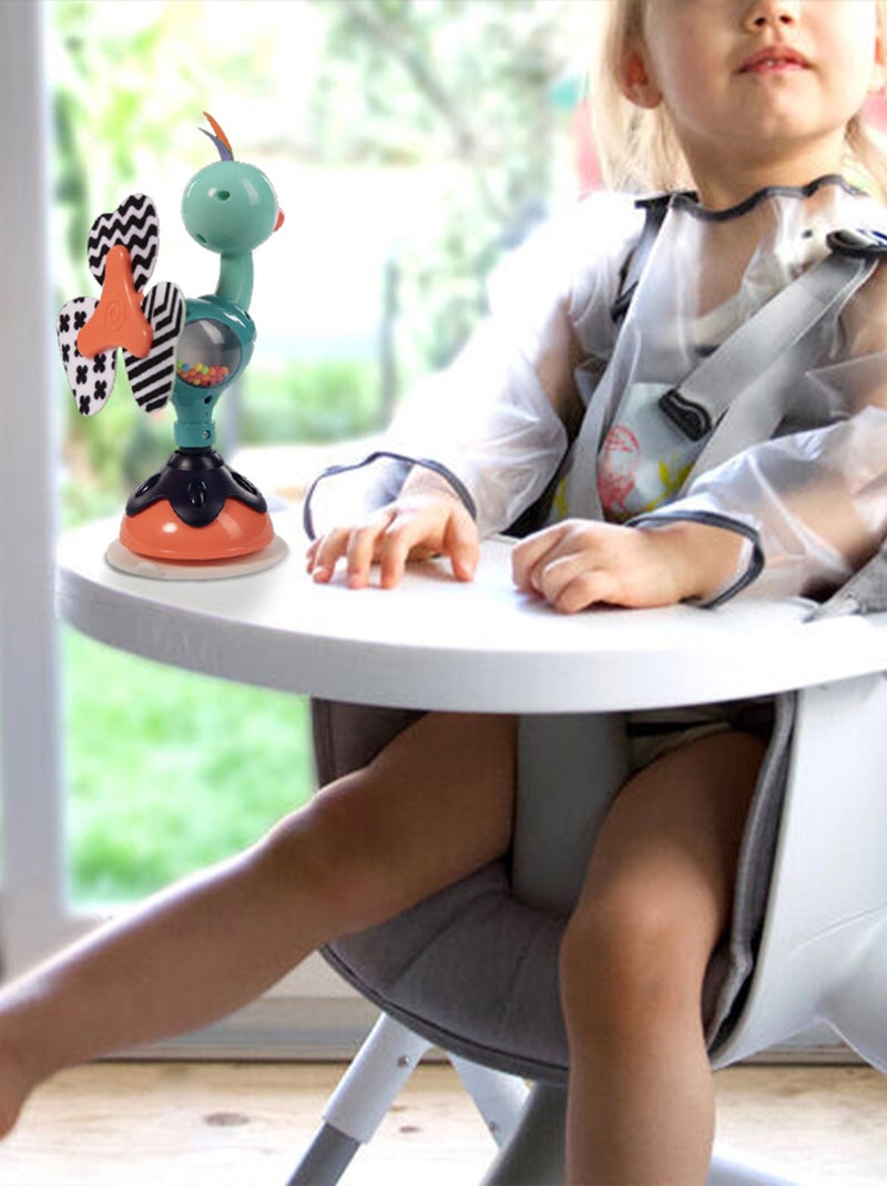 Bo Jungle | Jouet à ventouse pour bébé Mignon Paon Bleu - Kiabi