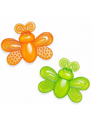 Bo jungle | lot de 2 anneaux de dentition réfrigérants papillon