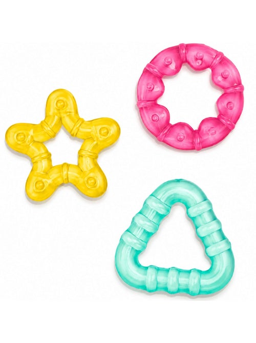 Bo jungle | lot de 3 anneaux de dentition réfrigérants formes cool shapes - Kiabi Bo jungle | lot de 3 anneaux de dentition réfrigérants formes cool shapes - Kiabi