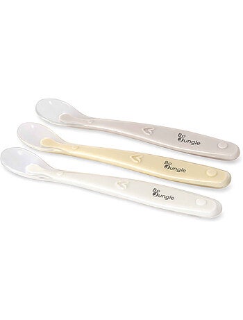 Bo Jungle | Lot de 3 cuillères bébé en silicone