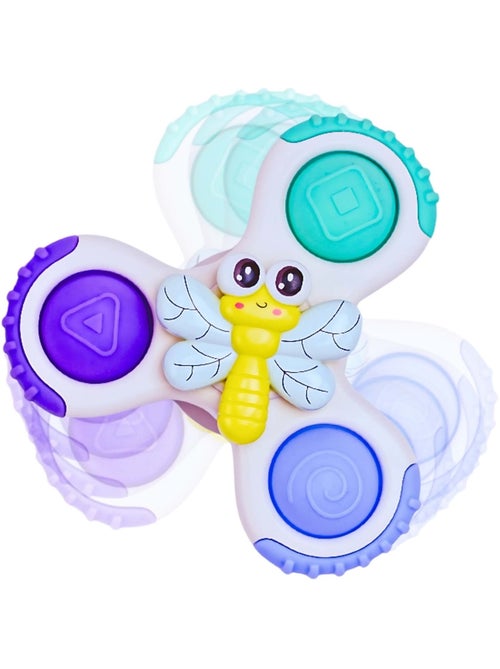 Bo jungle | lot de toupies à ventouse bébé pour l'éveil sensoriel et la motricité - Kiabi