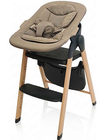 Bo Jungle | Pack chaise haute et transat évolutif Grow with me