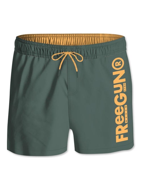 Boardshort court enfant ceinture tout-élastiquée Freegun - Kiabi