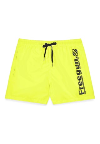 Boardshort court garçon avec ceinture demi-élastiquée Freegun