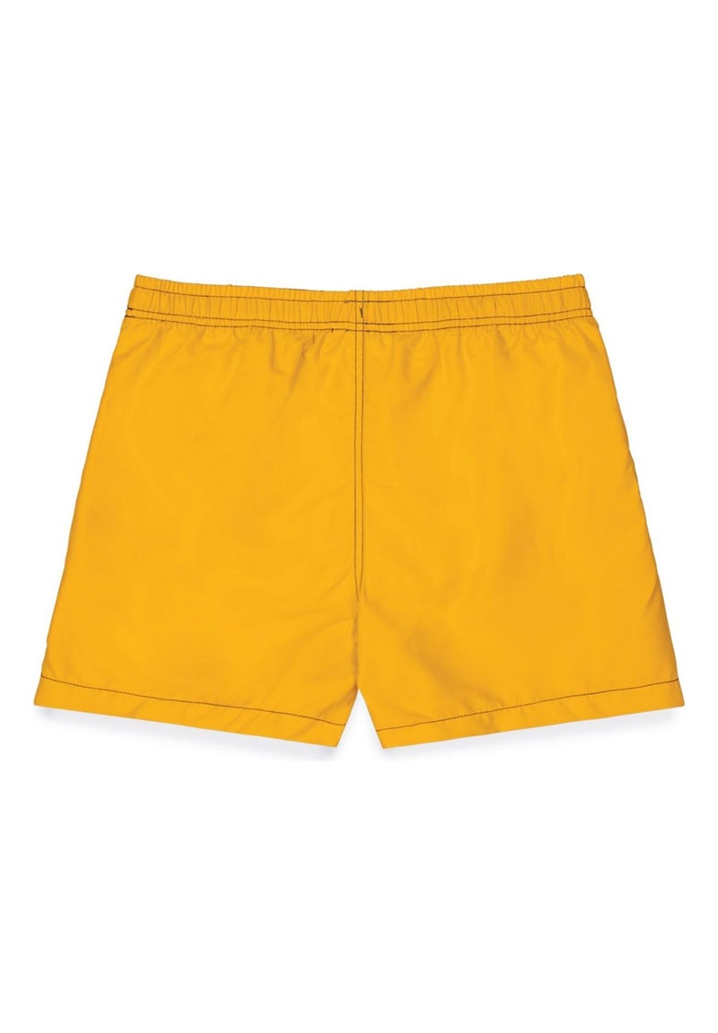 Boardshort court garçon avec ceinture demi-élastiquée Freegun Orange - Kiabi