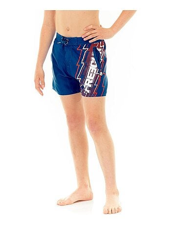 Boardshort court garçon ceinture demi-élastiquée eclair freegun