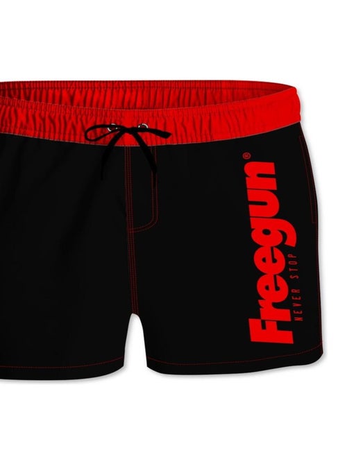 Boardshort court garçon ceinture élastique et colorée freegun - Kiabi Boardshort court garçon ceinture élastique et colorée freegun - Kiabi