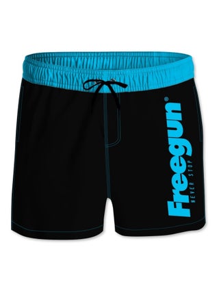 Boardshort Court garçon ceinture élastique et colorée Freegun