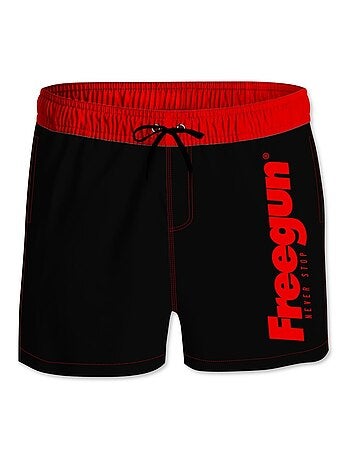 Boardshort Court garçon ceinture élastique et colorée Freegun