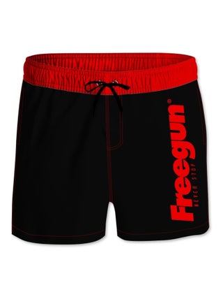 Boardshort Court garçon ceinture élastique et colorée Freegun