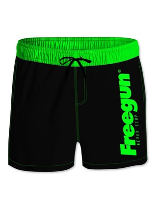 Boardshort Court garçon ceinture élastique et colorée Freegun